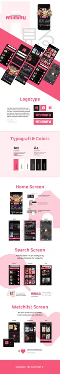 Antarmuka Aplikasi Streaming Anime yang Ramah Pengguna Gambar antarmuka aplikasi streaming anime yang bagus