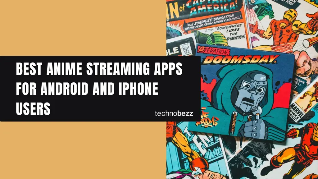 Menikmati Anime di Ponsel Android Gambar seseorang menonton anime di ponsel Android