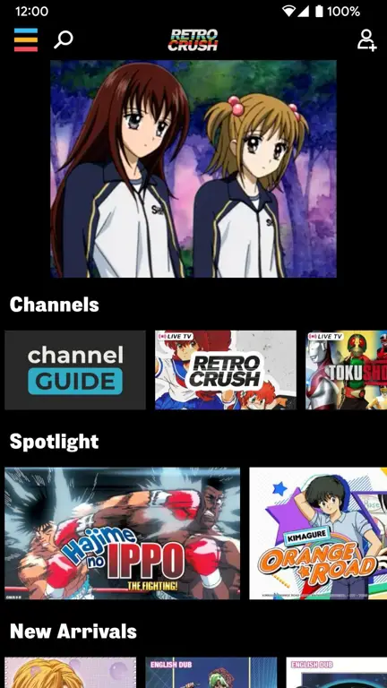 Contoh Antarmuka Aplikasi Streaming Antarmuka aplikasi streaming anime