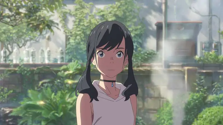 Suasana Menawan di Weathering With You Screenshot dari film Weathering With You.