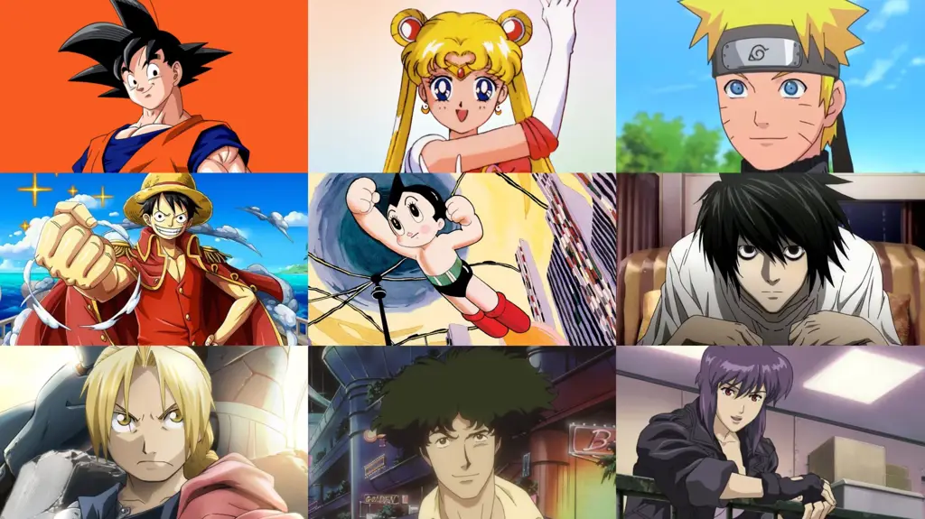 Belajar Bahasa Jepang dengan Menonton Anime Ilustrasi karakter anime Jepang