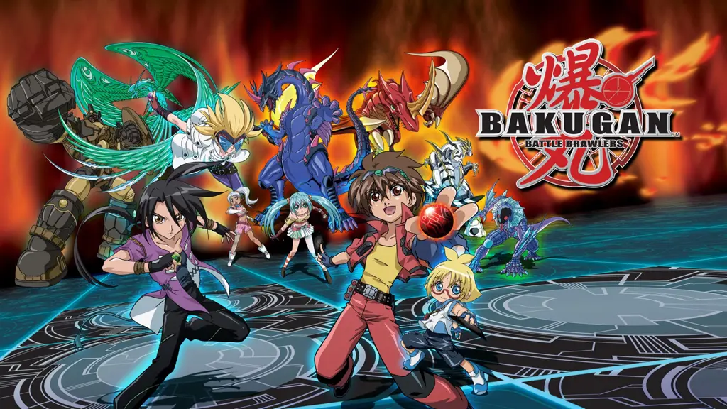 Pertarungan epik antara Bakugan Adegan pertarungan Bakugan yang seru