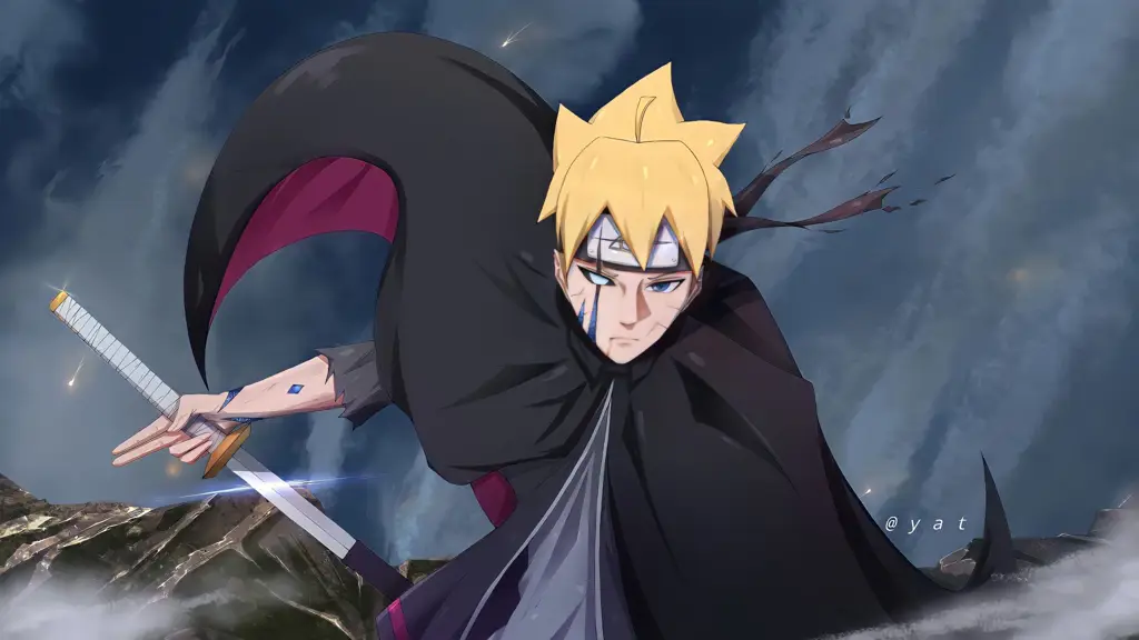 Pemandangan indah di dunia Boruto Gambar pemandangan alam dalam anime Boruto