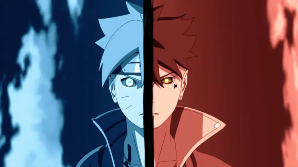 Boruto dan Kawaki, persahabatan yang rumit Gambar Boruto dan Kawaki bersama