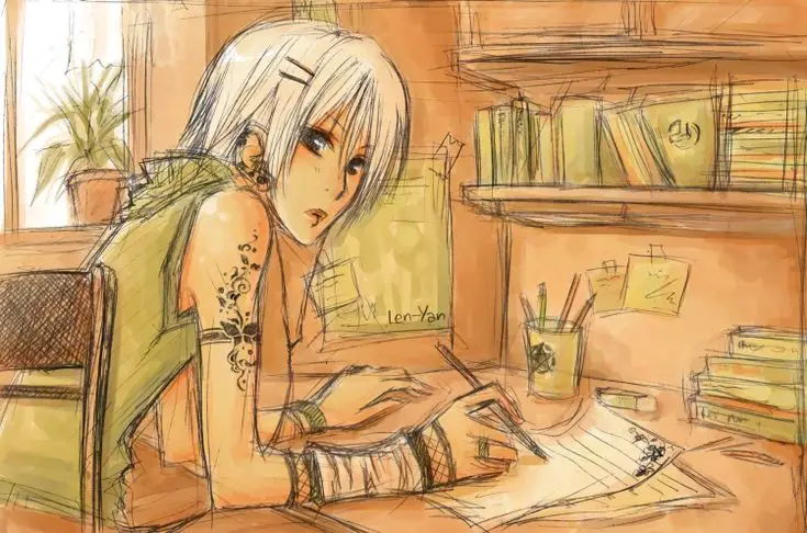 Seni Anime: Sumber Inspirasi Tak Terbatas Gambar seni anime sebagai inspirasi menulis
