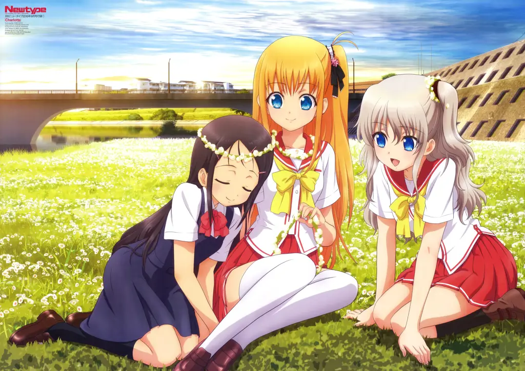 Poster anime Charlotte Poster resmi anime Charlotte