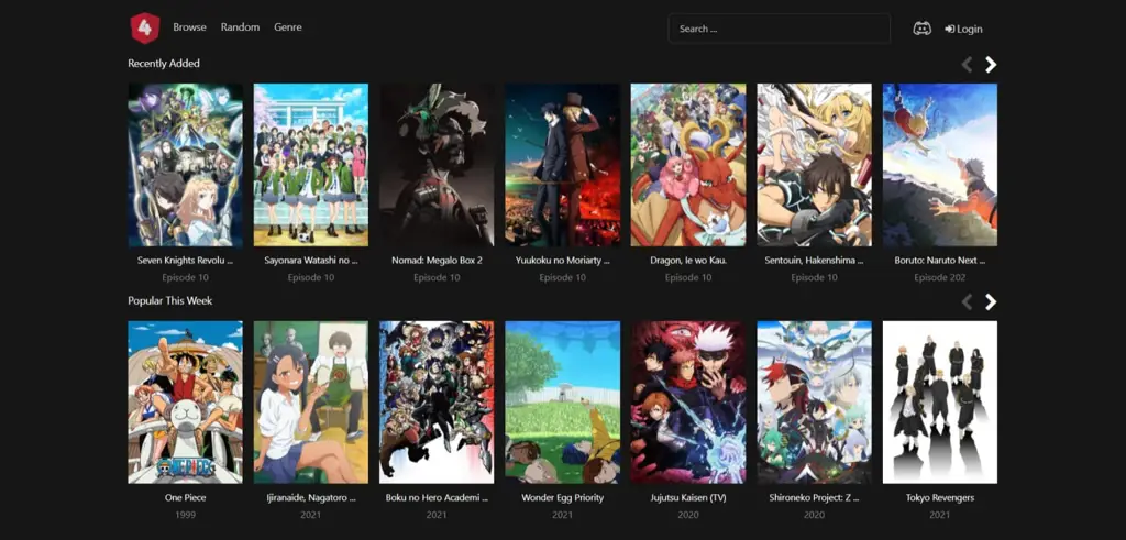 Daftar situs streaming anime populer Beberapa situs streaming anime populer