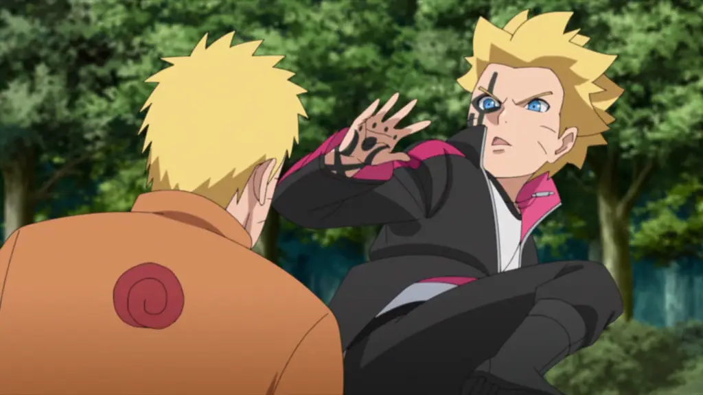Keakraban Boruto dan Naruto Gambar Boruto dan Naruto bersama-sama