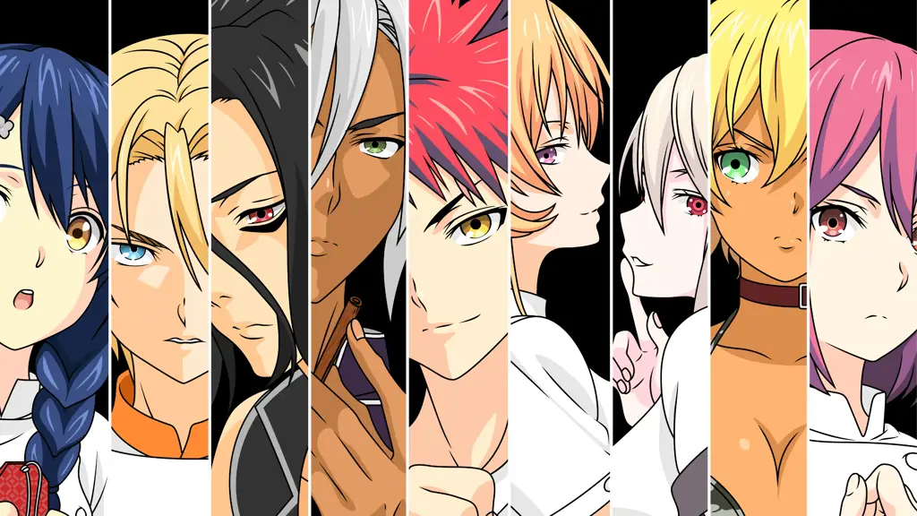 Karakter-karakter utama dalam anime Shokugeki no Soma Karakter-karakter utama Shokugeki no Soma