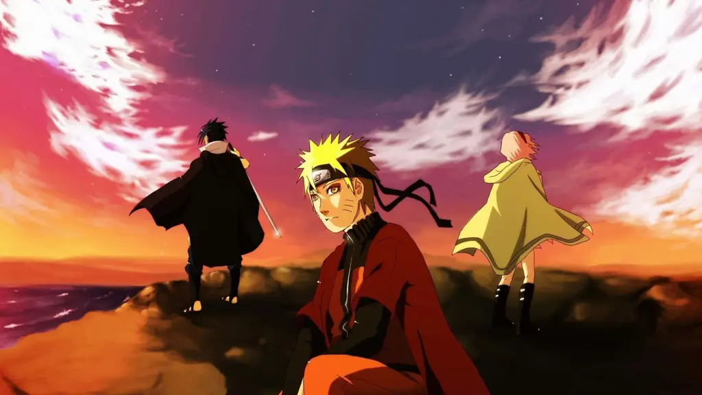 Pemandangan indah di dunia Naruto Gambar pemandangan di anime Naruto