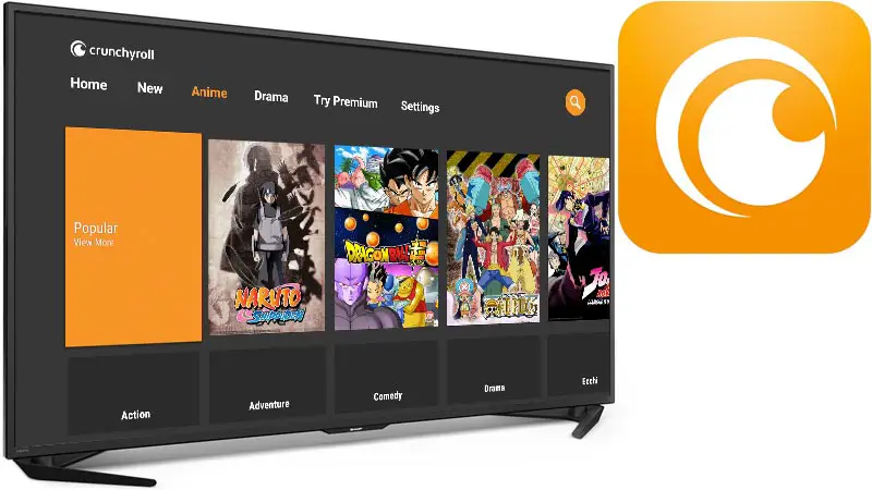 Layanan Streaming Anime Legal Logo-logo berbagai layanan streaming anime