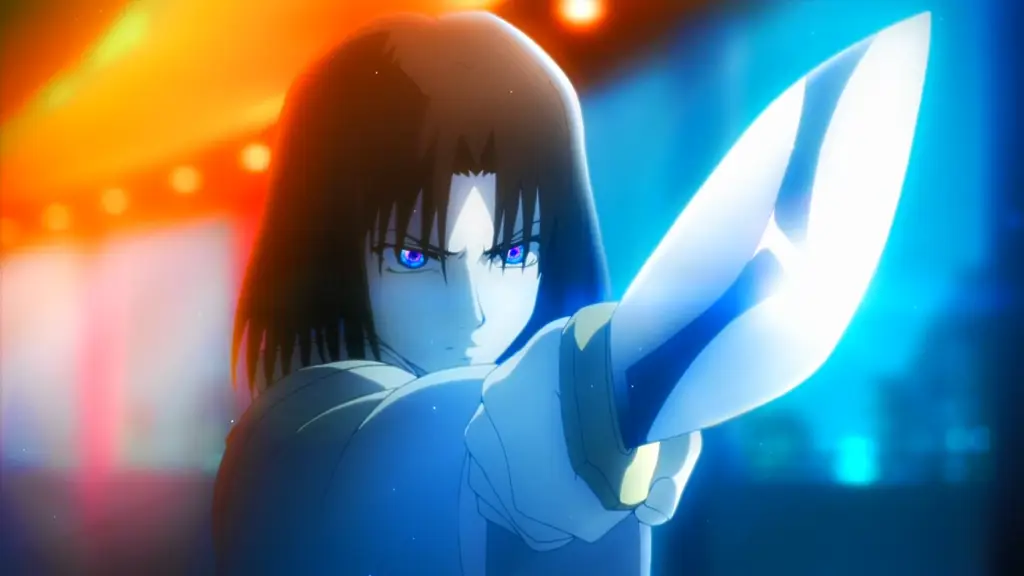 Aksib pertarungan yang menegangkan Adegan pertarungan dalam anime Kara no Kyoukai
