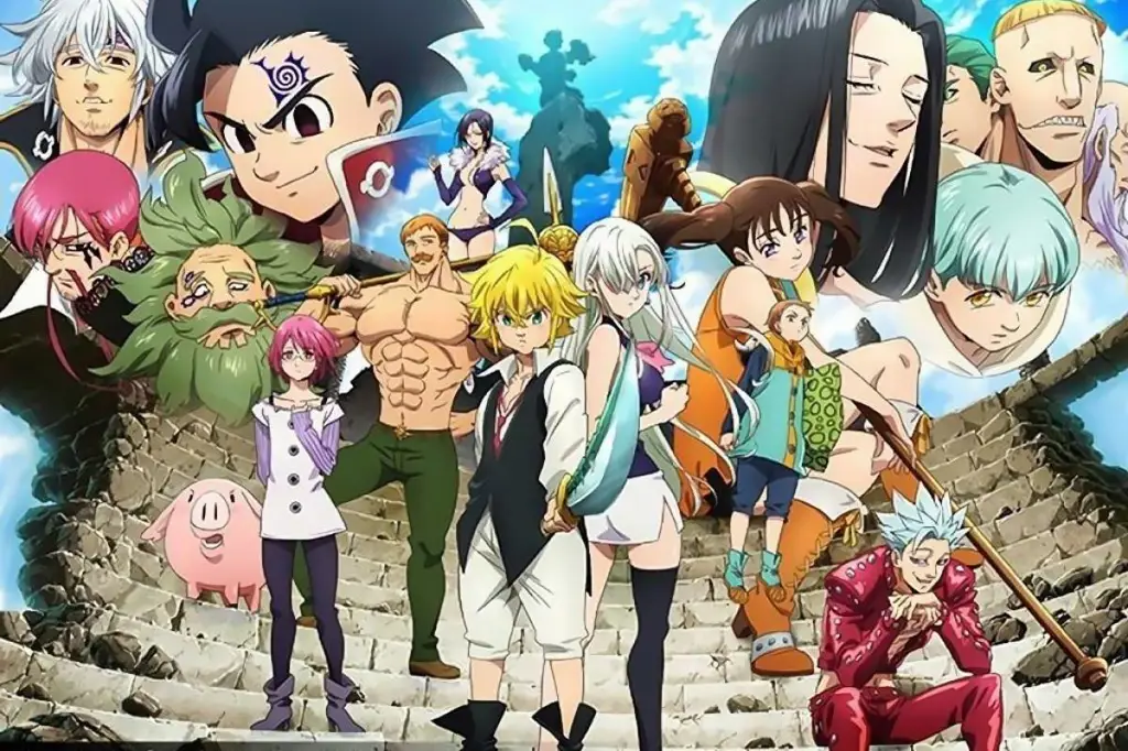Para karakter Seven Deadly Sins Karakter-karakter utama dalam anime Seven Deadly Sins