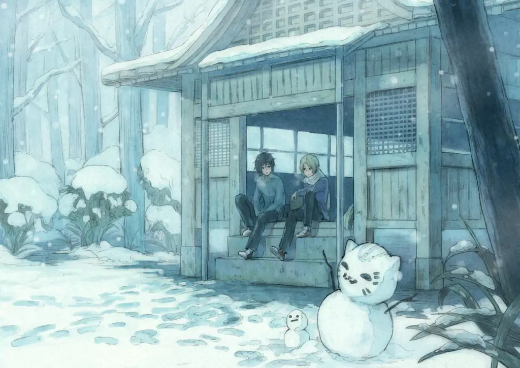 Pemandangan Indah dalam Natsume Yuujinchou Gambar pemandangan anime Natsume Yuujinchou
