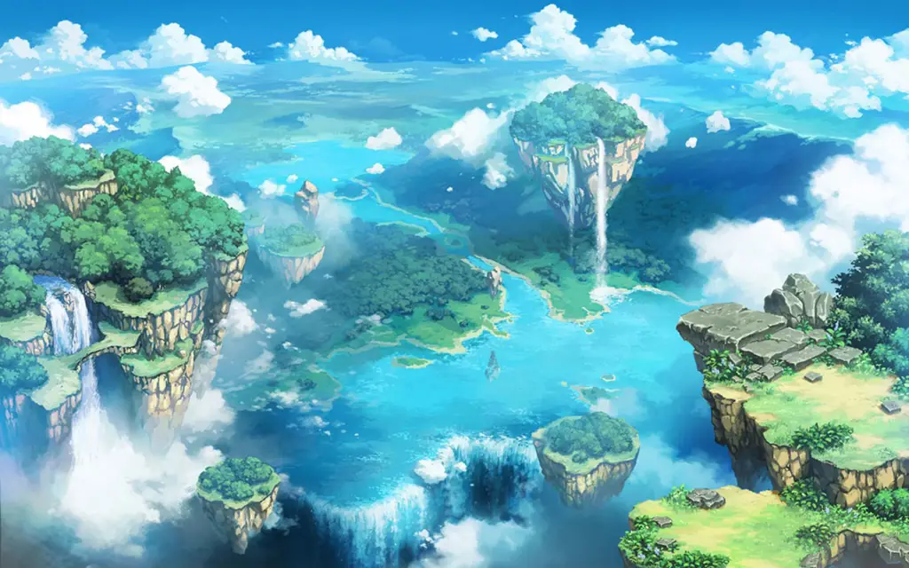 Pemandangan indah dalam anime Hitori no Shita Gambar pemandangan indah dalam anime Hitori no Shita