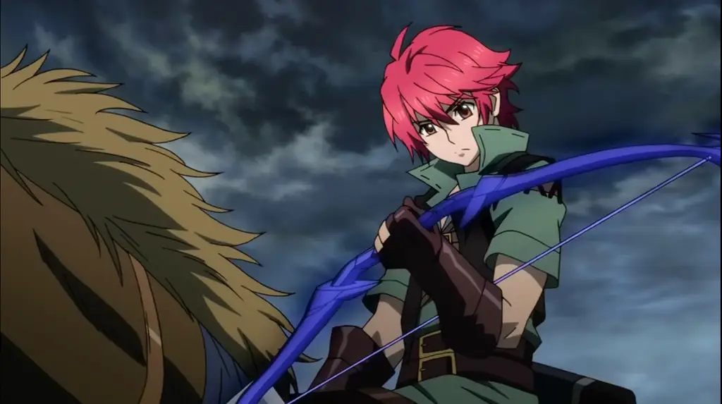 Potret Tigrevurmud Vorn, karakter utama dalam Madan no Ou to Vanadis Karakter Tigrevurmud Vorn dari anime Madan no Ou to Vanadis