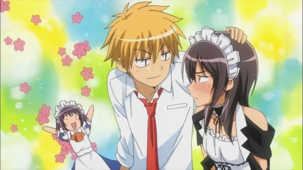 Adegan lucu dan menggemaskan Adegan komedi romantis dalam anime
