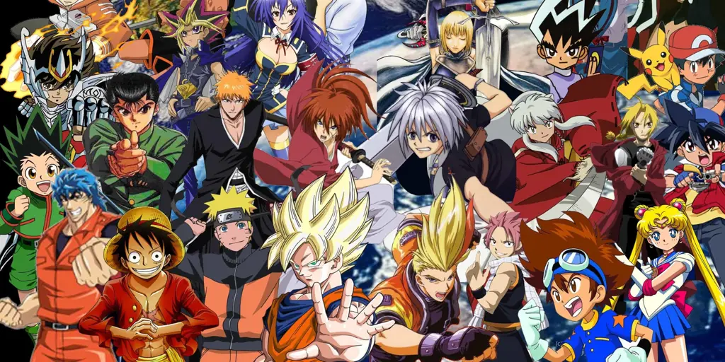 Karakter Anime Favorit Berbagai karakter anime