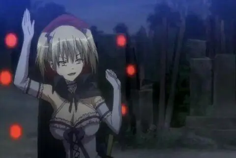 Adegan aksi menegangkan dalam anime Kore wa Zombie desu ka? Adegan aksi seru dari anime Kore wa Zombie desu ka?