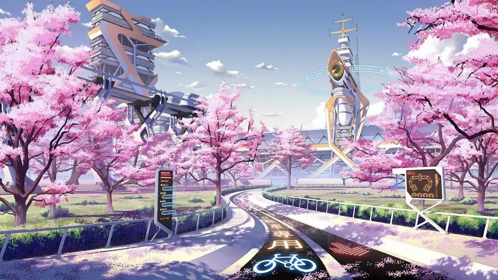 Karakter-karakter dalam anime Natural Vacation Karakter anime sedang bersantai