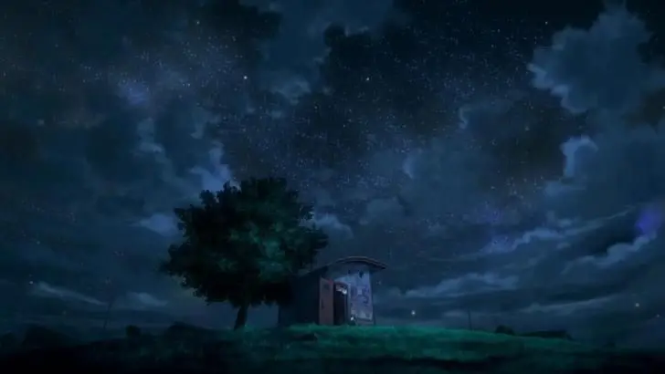 Keindahan Dunia Terbalik Pemandangan indah dari dunia terbalik di anime Sakasama no Patema