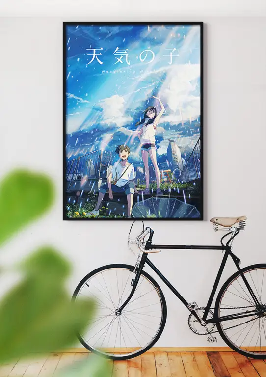 Poster Resmi Weathering With You Poster film Weathering With You