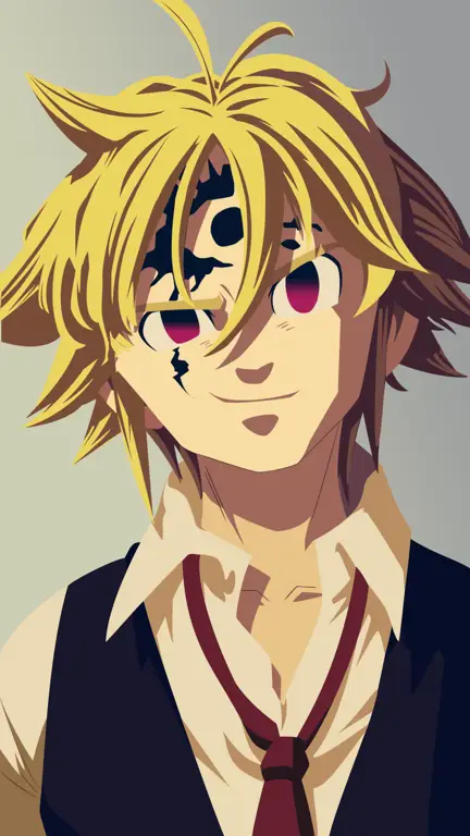 Meliodas, karakter utama dalam anime Nanatsu no Taizai