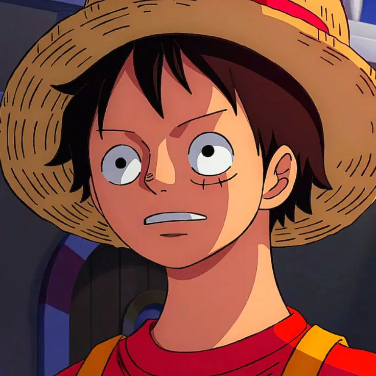 Perayaan Kru Topi Jerami Luffy dan Kru Topi Jerami sedang merayakan