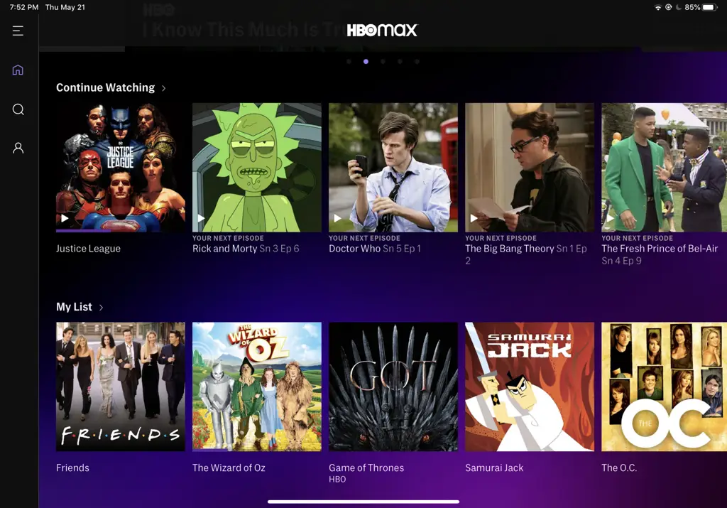 Antarmuka Situs Streaming Anime Gambar antarmuka situs streaming anime