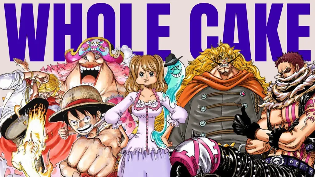 Latar Pertarungan di Whole Cake Island Gambar latar Whole Cake Island dari One Piece